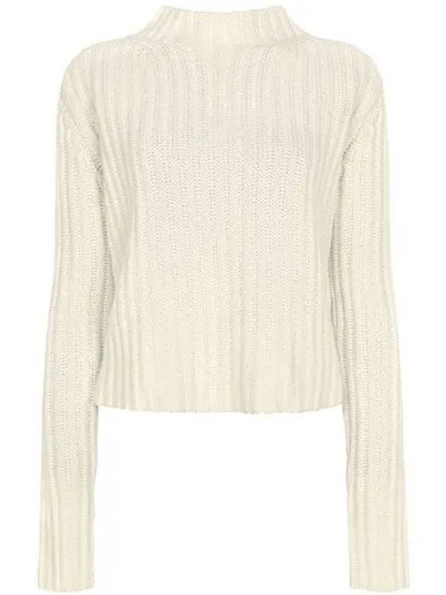 Ivory Alloa Wool Cashmere Knit ALOA 001 1209592 - MAX MARA - BALAAN 1