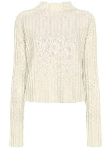 Ivory Alloa Wool Cashmere Knit ALOA 001 1209592 - MAX MARA - BALAAN 1