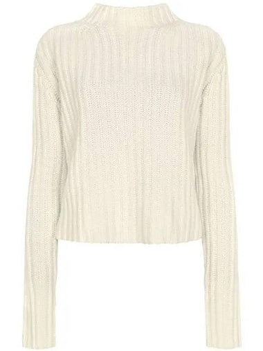 Ivory Alloa Wool Cashmere Knit ALOA 001 1209592 - MAX MARA - BALAAN 1