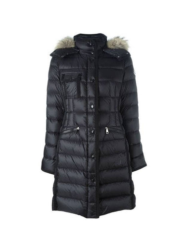 HERMIFUR Long Down Padding Black - MONCLER - BALAAN 1