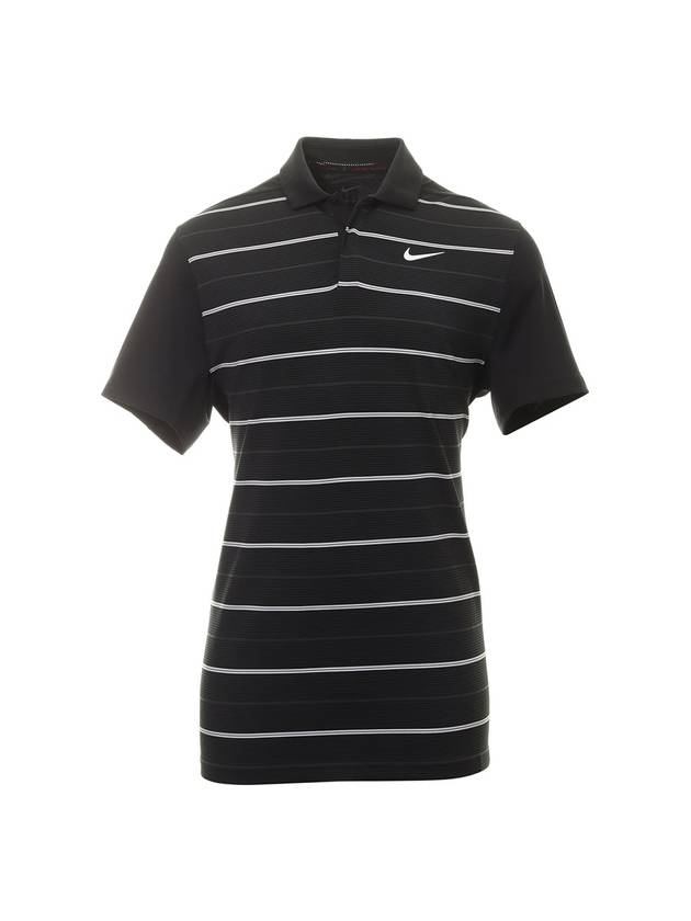 Golf TW Dri-Fit Stripe Polo Shirt Black - NIKE - BALAAN 2