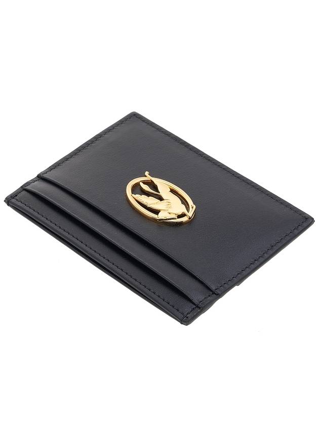 Women's Pegasus Logo Card Wallet Black - ETRO - BALAAN 5