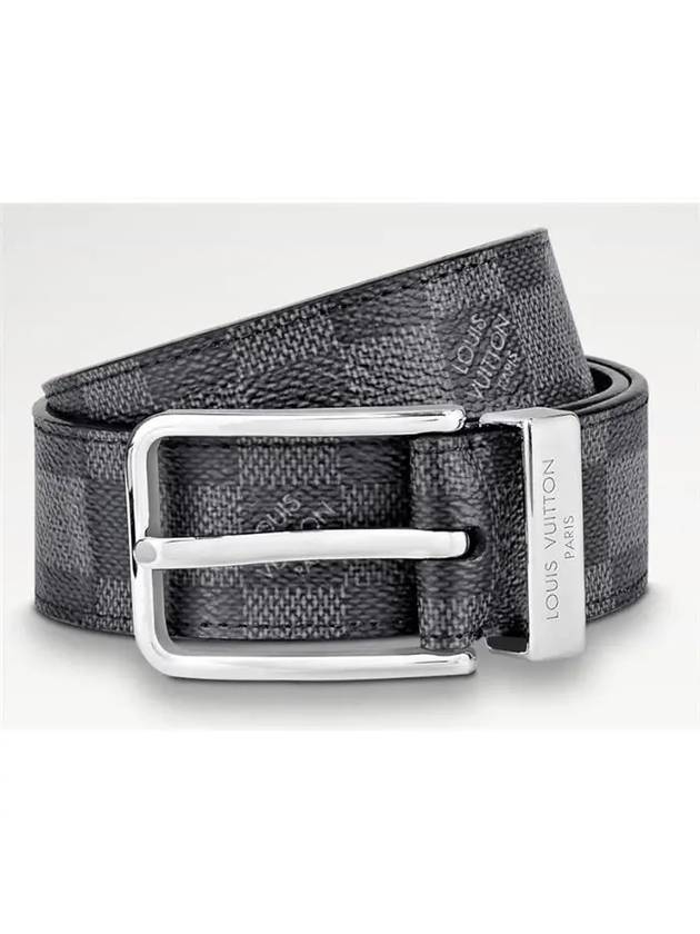 Pont Neuf 35MM Canvas Belt Grey - LOUIS VUITTON - BALAAN 3