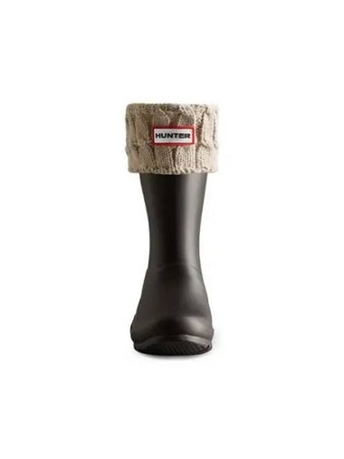 Original 6 stitch cable short boot socks gray UAS3416RPYGRG - HUNTER - BALAAN 1