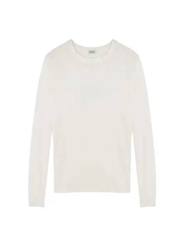 slim silk t shirt white - NUAKLE - BALAAN 1