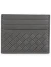 Intrecciato Classic Card Wallet Dark Grey - BOTTEGA VENETA - BALAAN 2