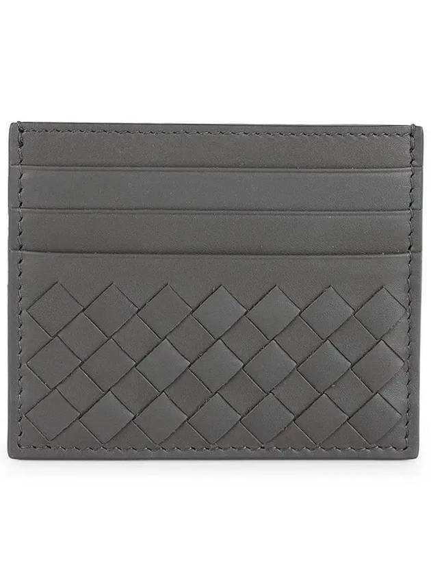 Intrecciato Classic Card Wallet Dark Grey - BOTTEGA VENETA - BALAAN 3