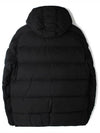 Seamless Logo Nylon Hooded Padded Jacket Black - STONE ISLAND - BALAAN 3