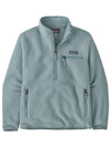 Retro Pile Fleece Marsupial Sweatshirt Thermal Blue - PATAGONIA - BALAAN 2