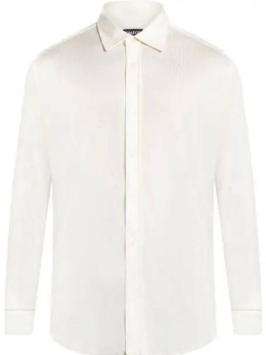 Silk Long Sleeve Shirt White - TOM FORD - BALAAN 1