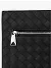 Intrecciato Document Case Clutch Bag Black - BOTTEGA VENETA - BALAAN 4