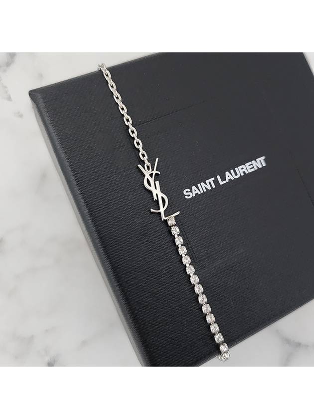 Opyum Charm Bracelet Silver - SAINT LAURENT - BALAAN 4