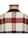 Donegal Tartan Check Cardigan - THOM BROWNE - BALAAN 10