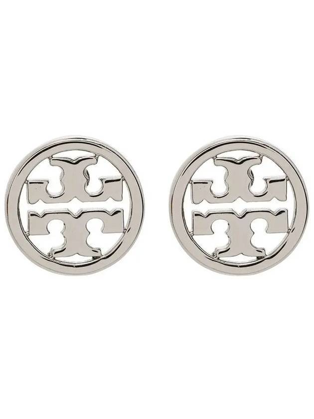 Miller Stud Earrings Silver - TORY BURCH - BALAAN 1