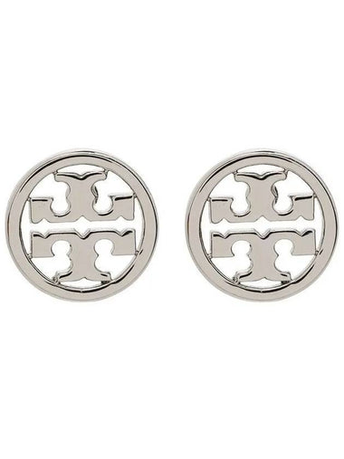 Miller Stud Earrings Silver - TORY BURCH - BALAAN 1