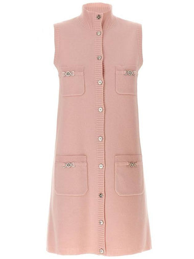 Versace Pink Wool Blend Dress - VERSACE - BALAAN 1