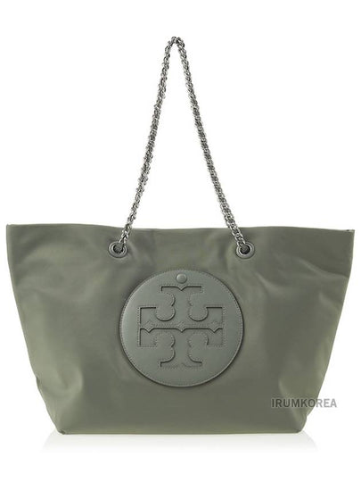 Ella Chain Tote Bag Grey - TORY BURCH - BALAAN 2