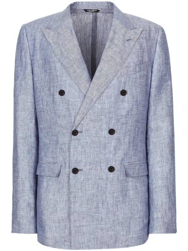 Taormina Double Breasted Blazer G2NW1TFU4LB - DOLCE&GABBANA - BALAAN 1