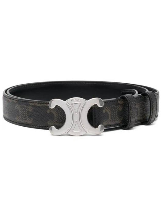 Triomphe Canvas Belt Black - CELINE - BALAAN 2