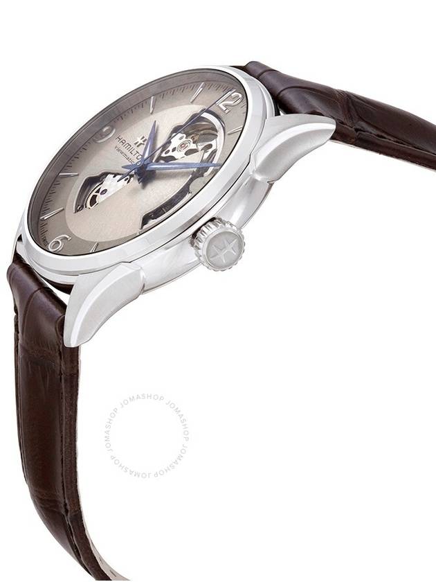 Jazzmaster Open Heart Watch Brown - HAMILTON - BALAAN 3