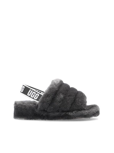 Fluff Yeah Slippers Charcoal - UGG - BALAAN 1