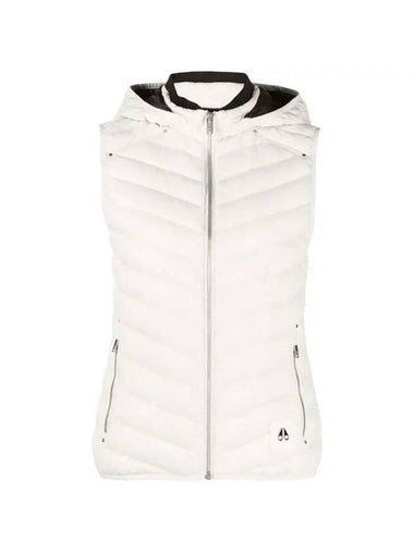 Air Down Vest White - MOOSE KNUCKLES - BALAAN 1