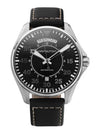 Aviation Pilot Day-Date Leather Watch Black - HAMILTON - BALAAN 2