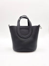 Women s In the Loop 18 Tote Bag Black Silver H084274CK AC - HERMES - BALAAN 3