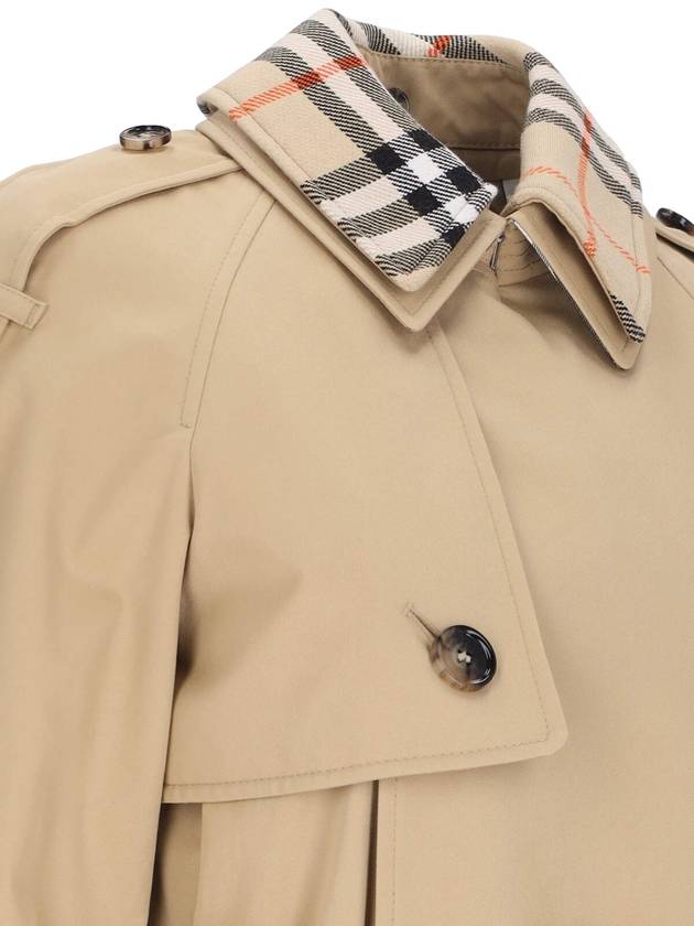 Notched Lapel Trench Coat Beige - BURBERRY - BALAAN 5