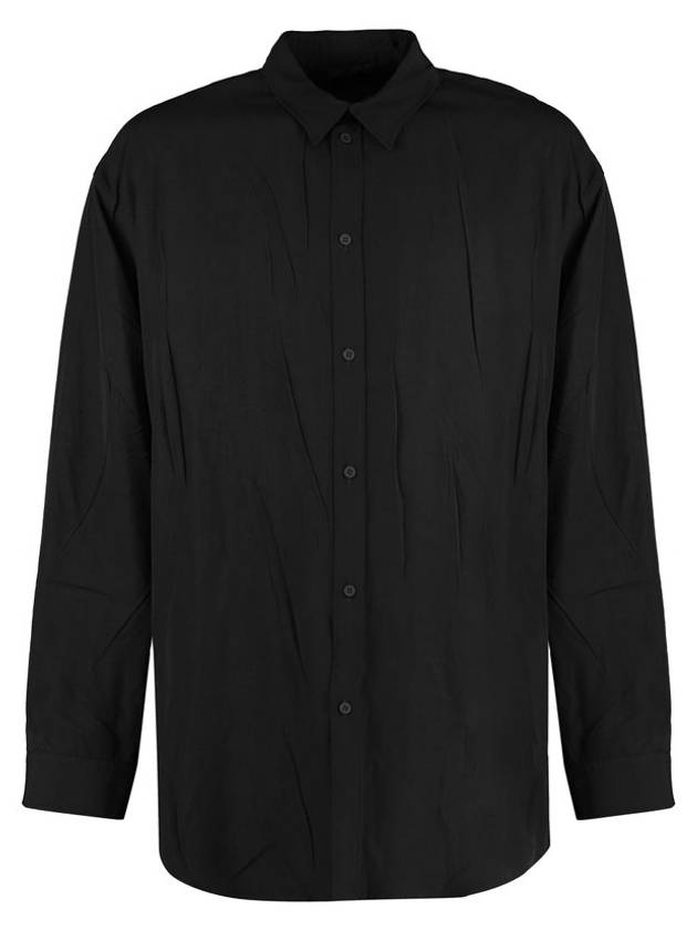 Fluid Long Sleeve Shirt Black - BALENCIAGA - BALAAN 1