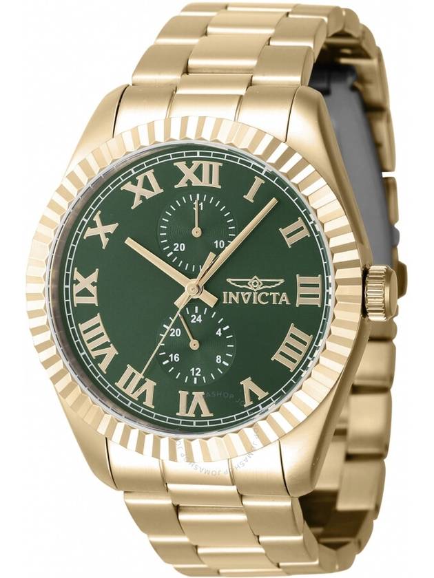 Invicta Specialty GMT Quartz Green Dial Men's Watch 47430 - INVICTA - BALAAN 1