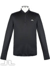 Tech Bridge Layer Half Zip Up Long Sleeve T-Shirt Black - J.LINDEBERG - BALAAN 3