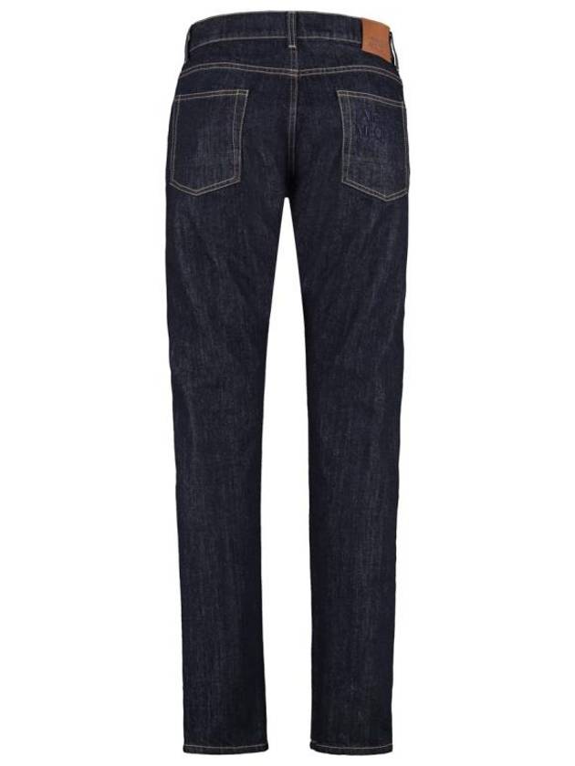 Denim Straight Jeans Blue - ALEXANDER MCQUEEN - BALAAN 3