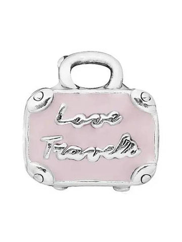 Travel Bag Silver Charm Pink - PANDORA - BALAAN 1