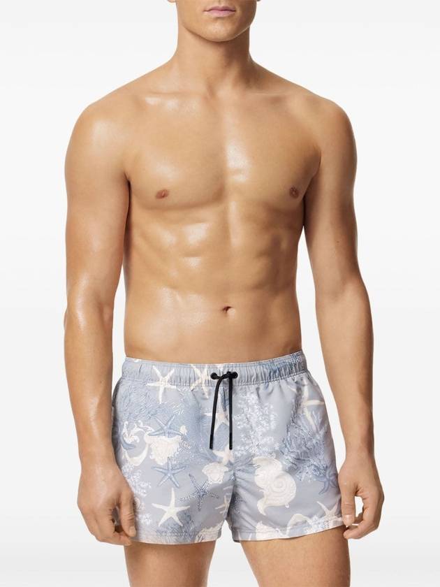 VERSACE SWIM SHORTS CORAL ALL OVER PRINT - VERSACE - BALAAN 3