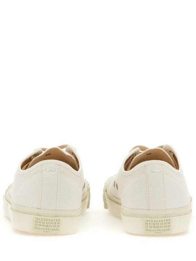 Tabi Cotton Low Top Sneakers White - MAISON MARGIELA - BALAAN 4