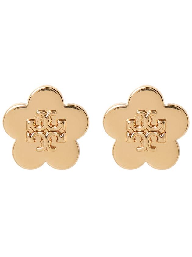 Kira Flower Stud Earring Gold - TORY BURCH - BALAAN 3