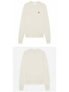 Fox Head Patch Adjusted Sweatshirt Ecru - MAISON KITSUNE - BALAAN 5