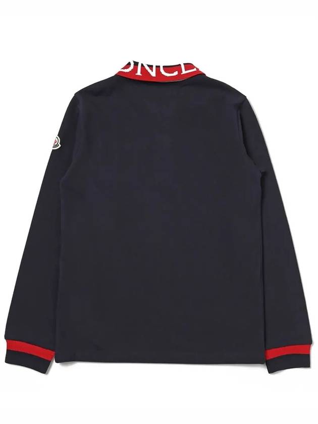 Kids Women s Logo Collar T Shirt 8B000 06 8496W 778 - MONCLER - BALAAN 3