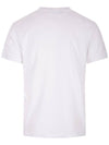 Micro Logo Print Short Sleeve T-shirt White - STONE ISLAND - BALAAN 5