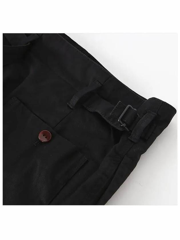 Men's Loose Chino Straight Pants Black - LEMAIRE - BALAAN 7