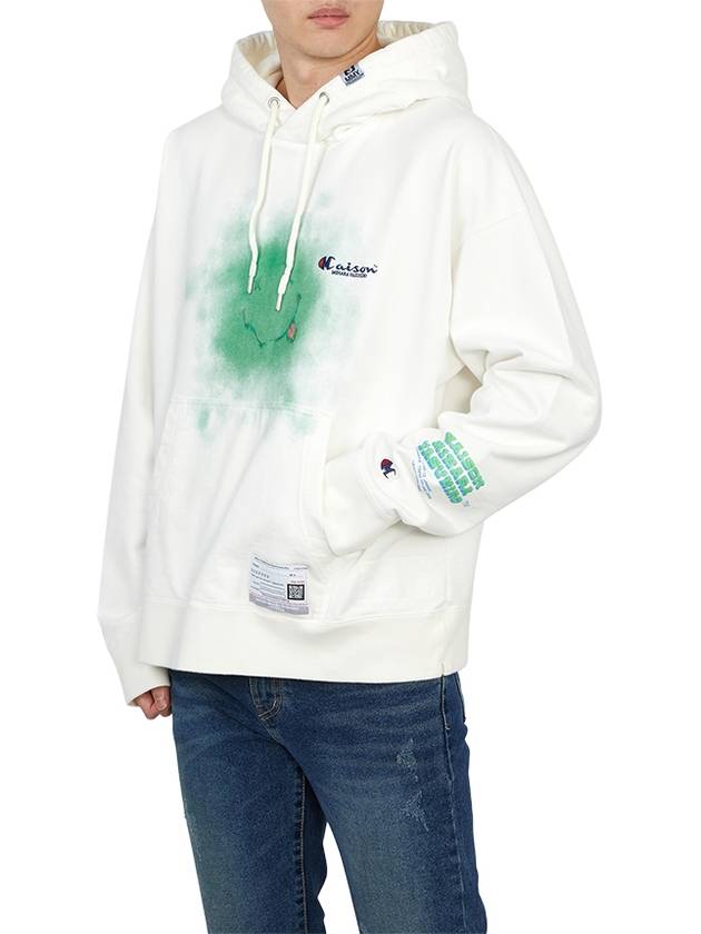 Graphic Print Hoodie White - MAISON MIHARA YASUHIRO - BALAAN 6