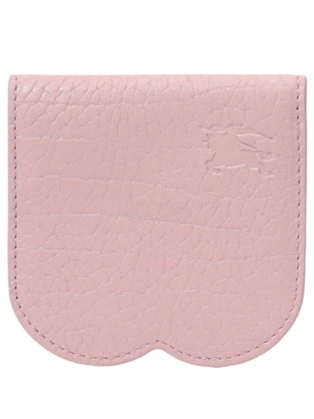 Folding Leather Card Wallet Pink - BURBERRY - BALAAN 2