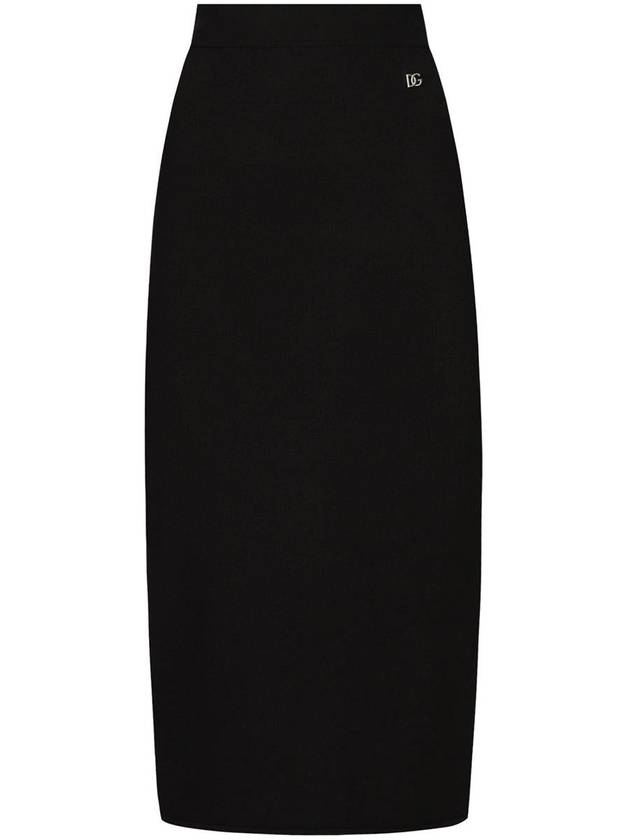 Dolce & Gabbana Pencil Skirt With Dg Logo - DOLCE&GABBANA - BALAAN 1