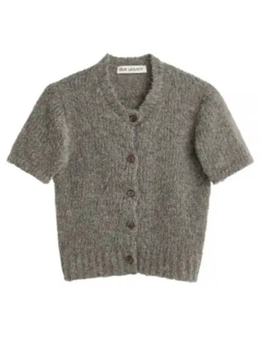 Shrunken Shorts Cardigan Grey - OUR LEGACY - BALAAN 2