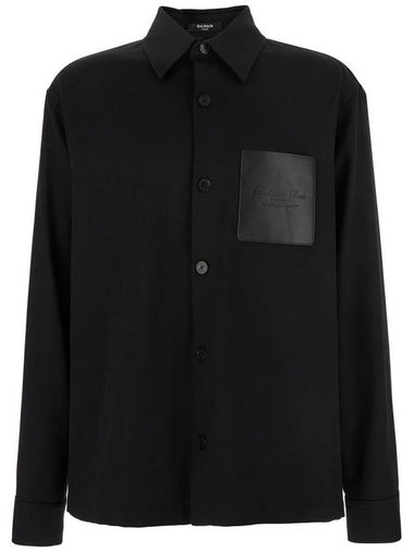 Couture Label Gdp Overshirt - BALMAIN - BALAAN 1