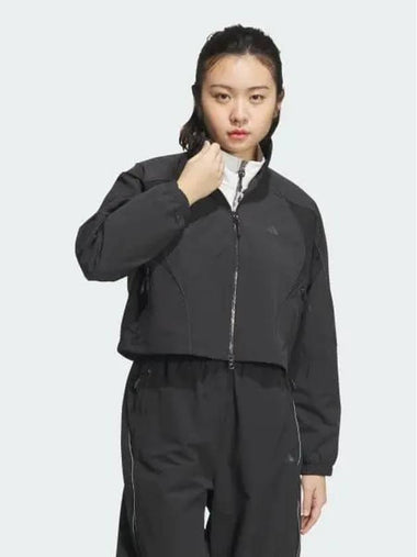 Piping Woven Jacket Women s Black Gray Six JJ1078 693512 - ADIDAS - BALAAN 1