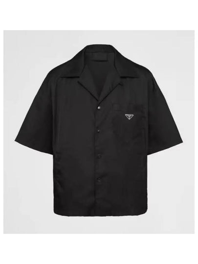 Re-Nylon Short Sleeve Shirt Black - PRADA - BALAAN 2