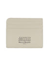 Stitch Number Logo Card Wallet Light Grey - MAISON MARGIELA - BALAAN 3