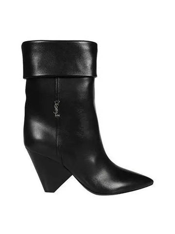 boots women nikki ankle black - SAINT LAURENT - BALAAN 1